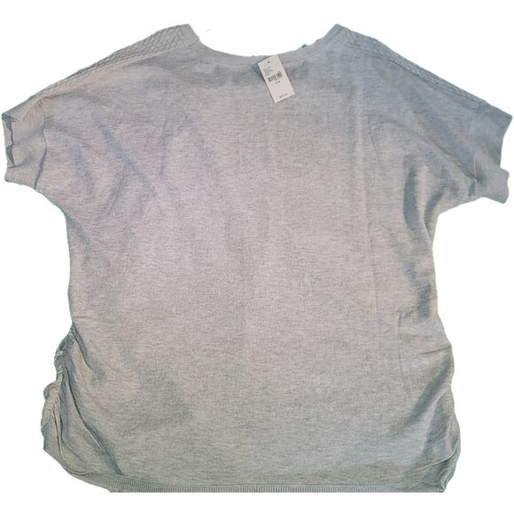 Lane Bryant NWT Stone Gray Short Sleeve Tee - Picture 3 of 6